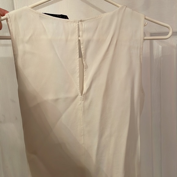 Off-white sleeveless womens formal top. ZARA. - Picture 3 of 3